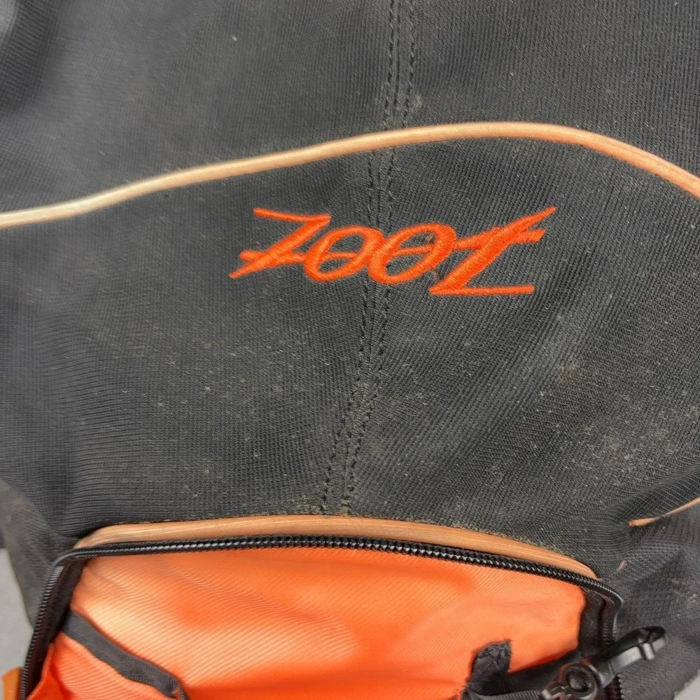 Zoot Shoulder Bag Mens One Size Black Hiking Pack Padded Straps 7 Pockets
